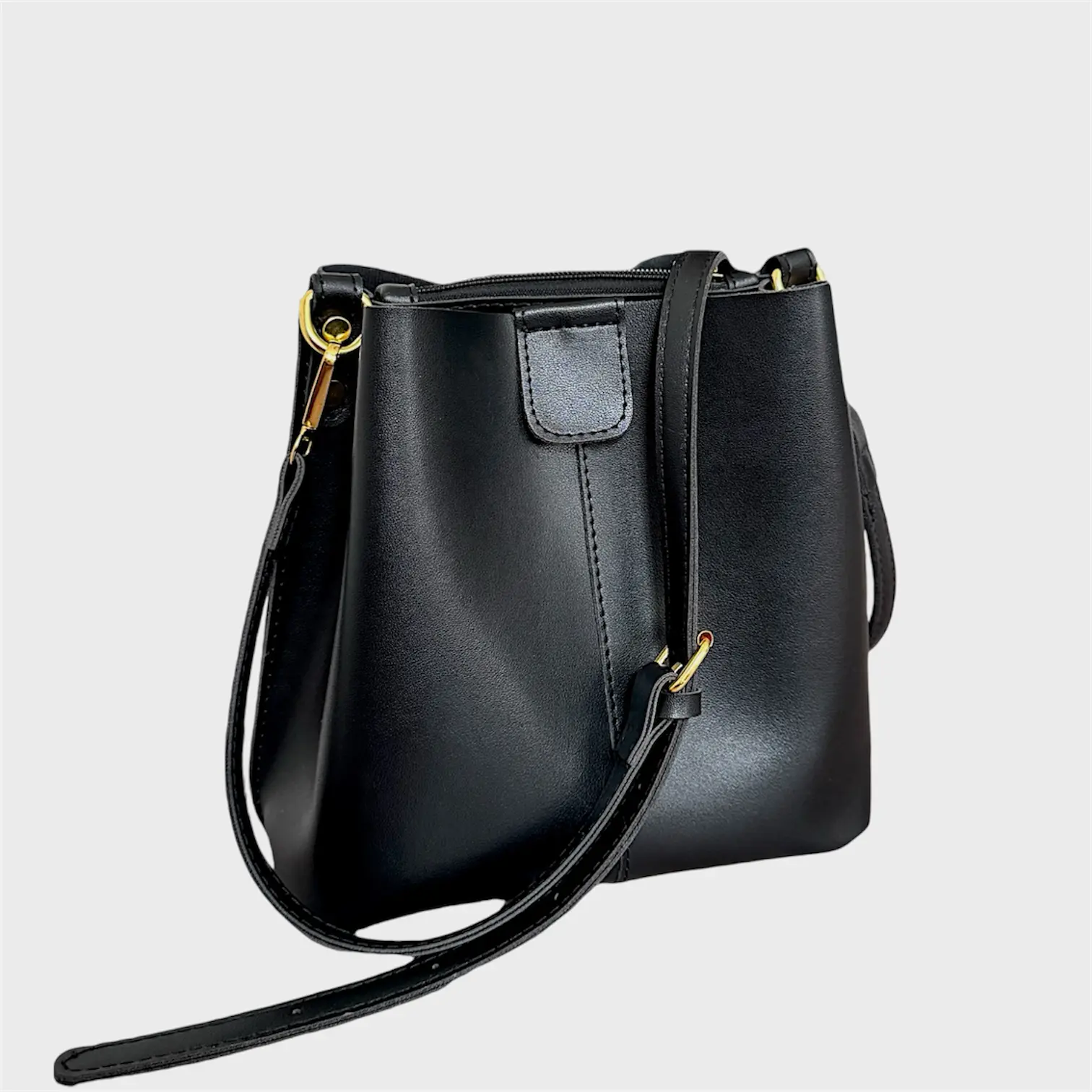Leather crossbody messenger bag women's on sale